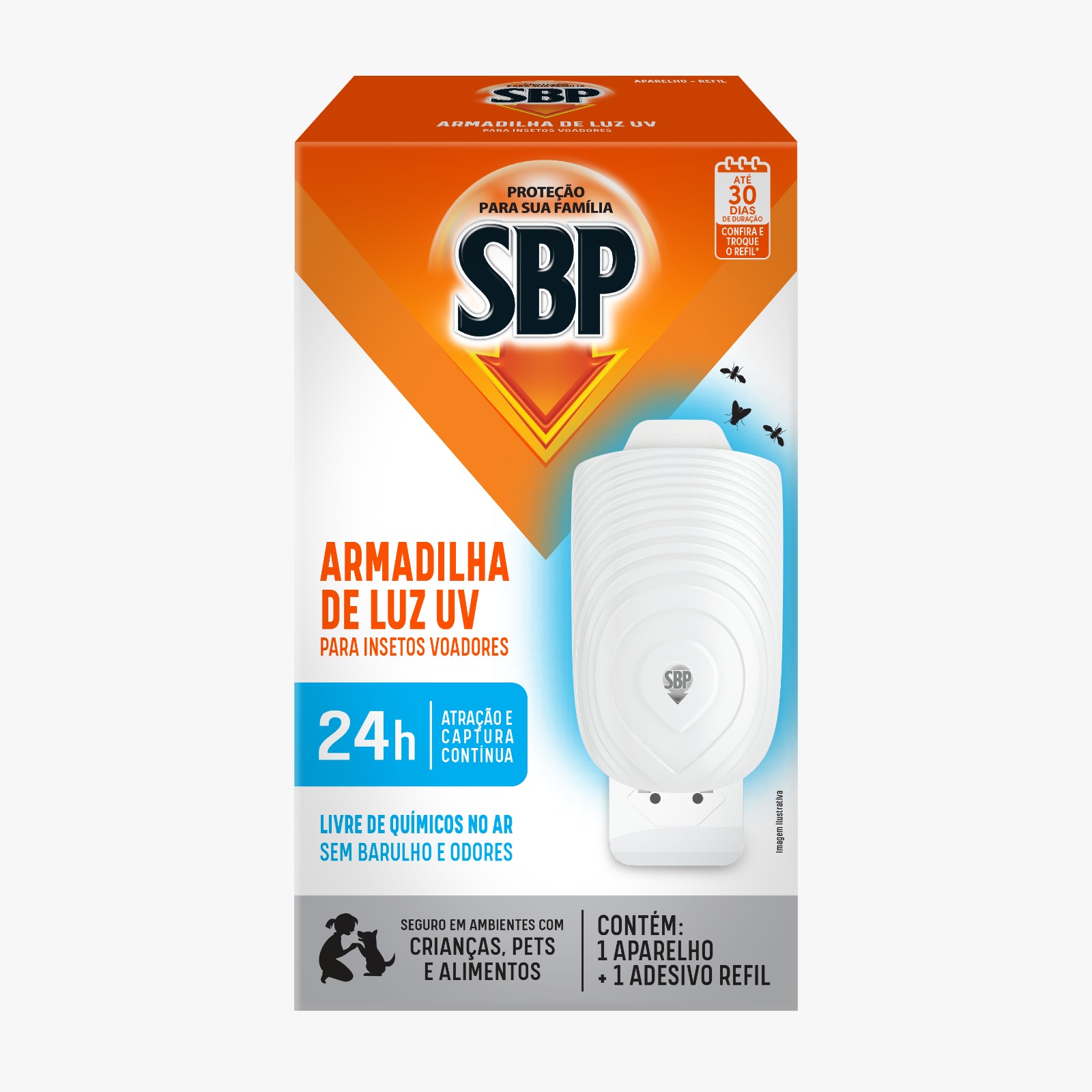 Imagem da embalagem do produto chamado Armadilha de Luz UV